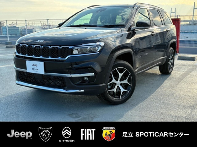 ジープ コマンダー リミテッド　4WD　ACC　登録済未使用車　ディーゼルターボ　CarPlay　AppleMusic　LEDヘッドライト　純正ナビ10.1インチ　ナビ360度カメラ　3列レザーシート　7人乗り  認定中古車 認定中古車