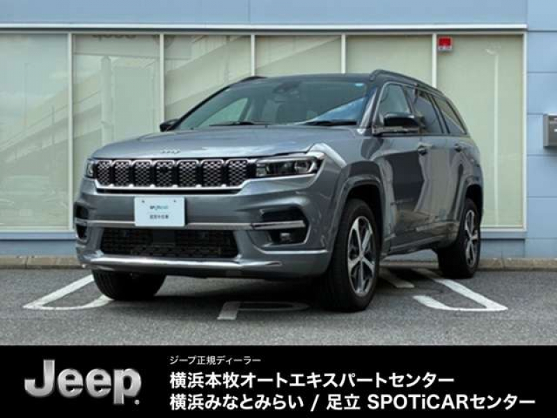 ジープ コマンダー オーバーランド 4WD　認定中古車　限定車　サンルーフ　アップルカープレイ　アンドロイドオート　ブラインドスポットモニター　アダプティブクルーズコントロール　三列シート　パワーシート　ドライブレコーダーETC2.0 認定中古車