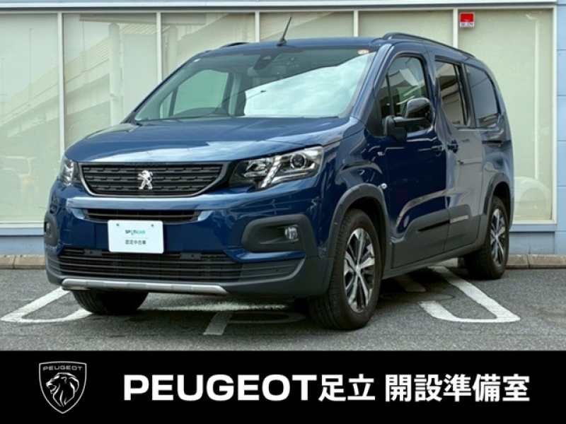 プジョー リフター GT　ロング GT ディーゼルターボ　認定中古車　純正ナビゲーション　　AppleCarPlay　アクティブクルーズコントロール　ブラインドスポットモニター　ドライブレコーダー　レーンキープアシスト　バックカメラ　7人乗り　両側スライドドア （ディープ・ブルー） 認定中古車