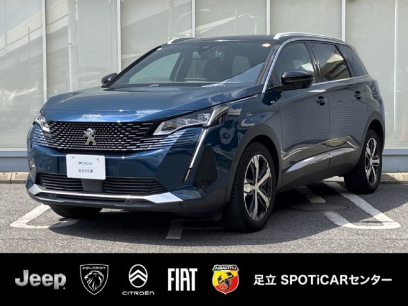 プジョー 5008 GT 認定中古車　AppleCarPlay　3列シート　ドライブレコーダー　アクティブクルーズコントロール　ブラインドスポットモニター　ステアリングパドルシフト　シートヒーター　LEDヘッドライト　ETC車載器 認定中古車