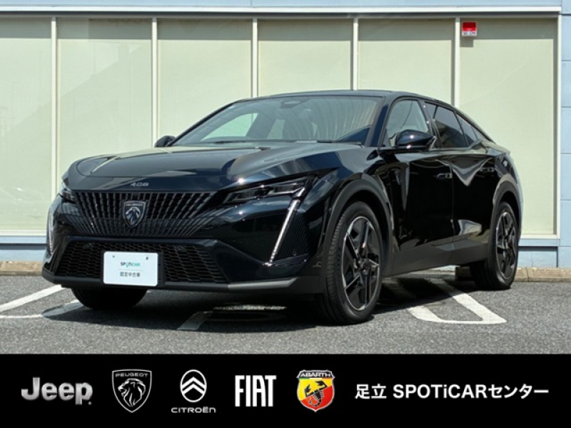 プジョー 408 GTハイブリッド　認定中古車 2026年式　シートヒーター　アクティブクルーズコントロール　パドルシフト　AppleCarPlay　バックカメラ　LEDライト　Bluetooth　ETC  ドライブレコーダー 認定中古車