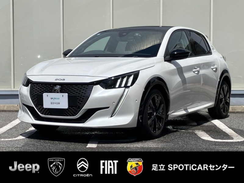 プジョー 208 認定中古車　弊社下取車　ワンオーナー　ガラスルーフ　AppleCarPlay　アクティブクルーズコントロール　ステアリングパドルシフト　ドライブレコーダー　シートヒーター　ワイヤレスチャージ　ETC 認定中古車