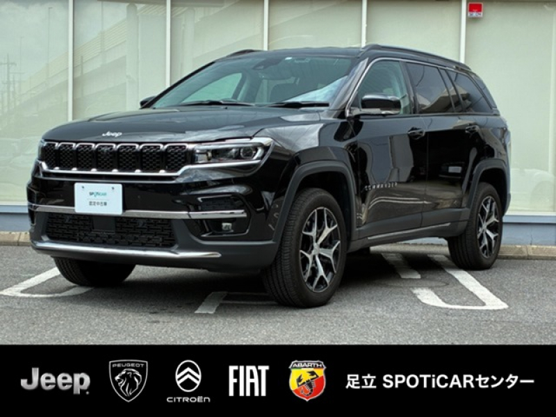 ジープ コマンダー リミテッド ディーゼルターボ 4WD　リミテッド　ワンオーナー　4WD　ACC　ディーゼルターボ　CarPlay　AppleMusic　LEDヘッドライト　純正ナビ10.1インチ　ナビ360度カメラ　3列レザーシート　7人乗り 認定中古車 認定中古車