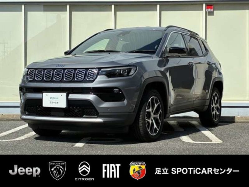 ジープ コンパス リミテッド 4WD　認定中古車　試乗車　4WD　Applecarplay  アダプティブクルーズコントロール　ブラインドスポットモニター　　電動パワーシート　2025年式　全周囲カメラ　ETC 認定中古車