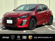 プジョー 208 5ドア GTハイブリッド  認定中古車　登録済未使用車　2026年式　AppleCarPlay　アダプティブクルーズコントロール　ブラインドスポットモニター　ステアリングパドルシフト　LEDヘッドライト 認定中古車